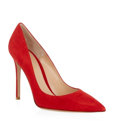 Shop Gianvito Rossi Bari Suede Court