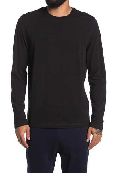 Shop 90 Degree By Reflex Crew Neck Long Sleeve T-shirt In Black