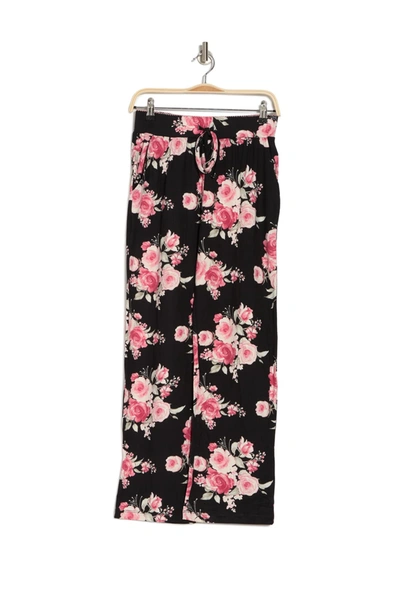 Shop Flora By Flora Nikrooz Floral Pajama Pants In Rose