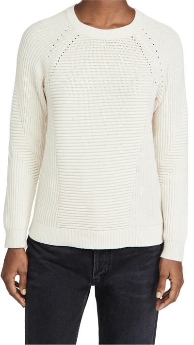 Shop J Brand George Ribbed Sweater In Awfwite