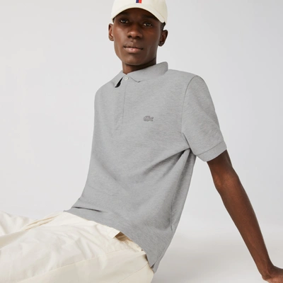 Shop Lacoste Men's Paris Regular Fit Stretch Cotton Piqué Polo - Xxl - 7 In Grey