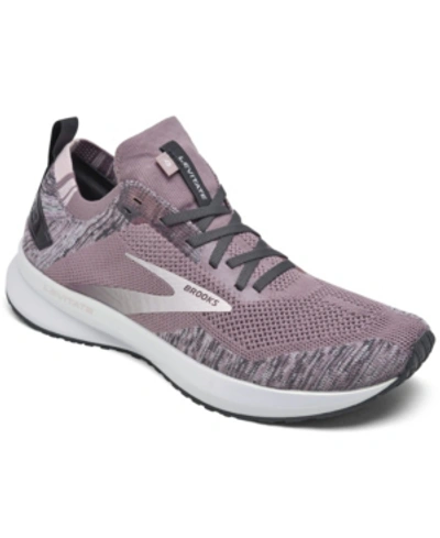 Shop Brooks Women's Levitate 4 Running Sneakers From Finish Line In Blackened Pearl