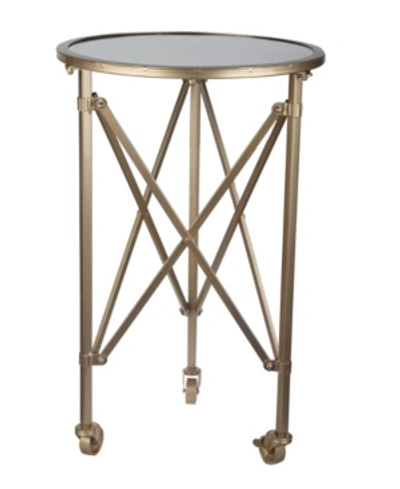 Shop Ab Home Tennyson Side Table In Gold