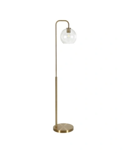 Shop Hudson & Canal Harrison Arc Floor Lamp In Gold-tone