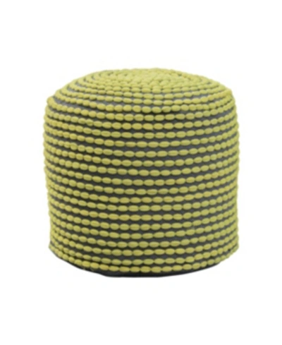 Shop Noble House Conney Pouf In Green