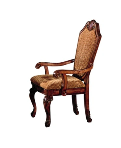 Shop Acme Furniture Chateau De Ville Arm Chair, Set Of 2 In Brown