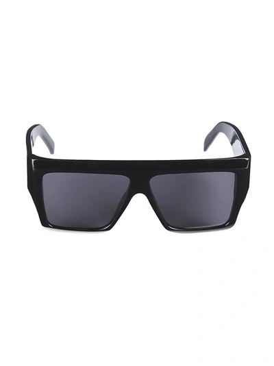 Shop Celine 60mm Oversized Square Sunglasses In Black Smoke