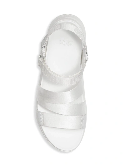 Shop Ugg La Shores Platform Sport Sandals In White