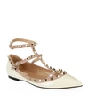 VALENTINO GARAVANI Rockstud Patent Ballet Flat