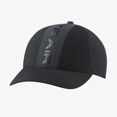 Shop Nike Air Legacy 91 Adjustable Cap In Black,dark Smoke Grey
