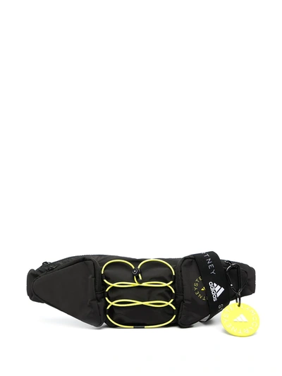 Shop Adidas By Stella Mccartney Logo-print Belt Bag In Black