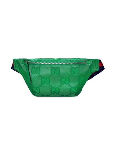 Shop Gucci Off The Grid Belt Bag In Green