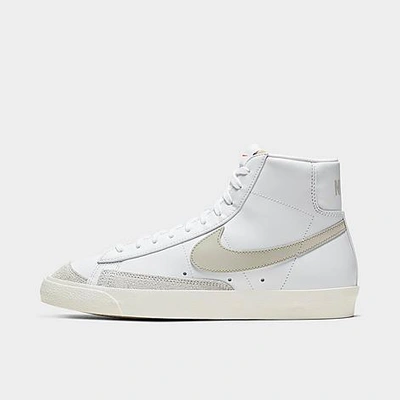 Shop Nike Men's Blazer Mid '77 Vintage Casual Shoes In White/light Bone/sail