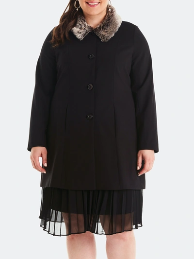 Shop Estelle Uptown Coat In Black