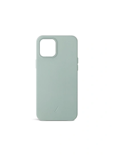 Shop Native Union Clic Classic Leather Iphone 12 Pro Max Case - Sage