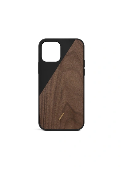 Shop Native Union Clic Wooden Iphone 12 Pro Max Case - Black