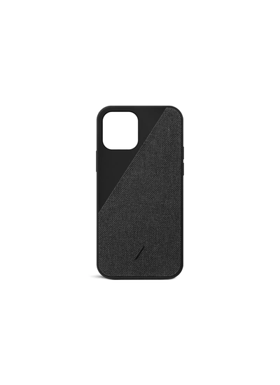 Shop Native Union Clic Canvas Iphone 12 Mini Case - Black