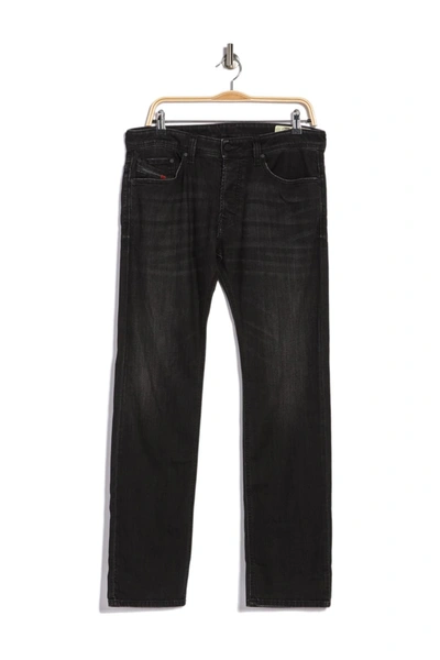 Shop Diesel Safado Straight Jeans In Black/deni