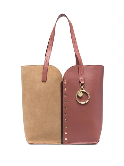 Shop See By Chloé Gaia Small Carry-all Tote In Neutrals