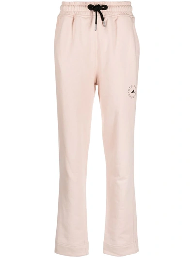 Shop Adidas By Stella Mccartney Logo-print Track Pants In Pink