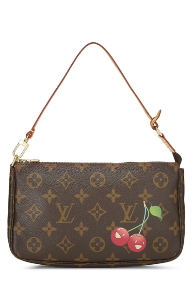 Pre-owned Louis Vuitton Takashi Murakami X  Monogram Cherry Pochette Accessories