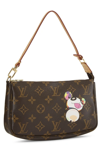 Pre-owned Louis Vuitton Takashi Murakami X  Monogram Canvas Panda Pochette Accessoires