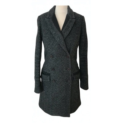 Pre-owned Zadig & Voltaire Grey Wool Coat