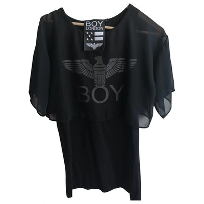 Pre-owned Boy London Mini Dress In Black