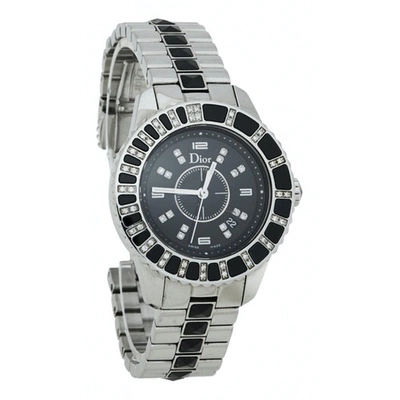 Pre-owned Dior Christal Watch In Black