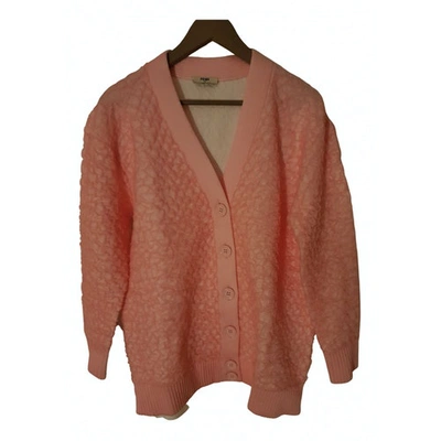 Pre-owned Fendi Pink Cotton Knitwear