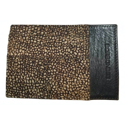 Pre-owned Borbonese Brown Cloth Wallet