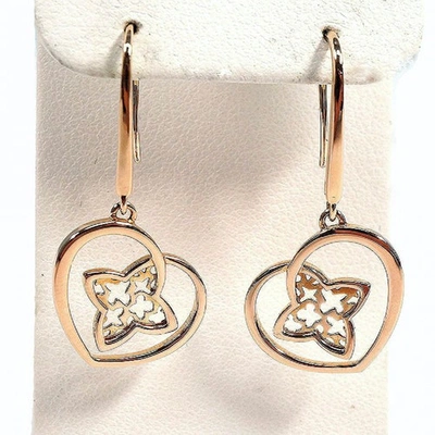 Pre-owned Louis Vuitton Pink Gold Earrings