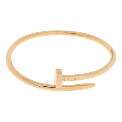 Pre-owned Cartier Juste Un Clou Pink Gold Bracelet