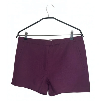 Pre-owned Acne Studios Purple Wool Shorts