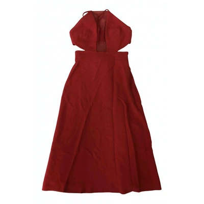 Pre-owned Osman London Red Dress