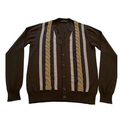 Pre-owned Prada Brown Wool Jacket