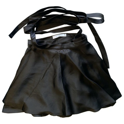 Pre-owned Orseund Iris Black Skirt