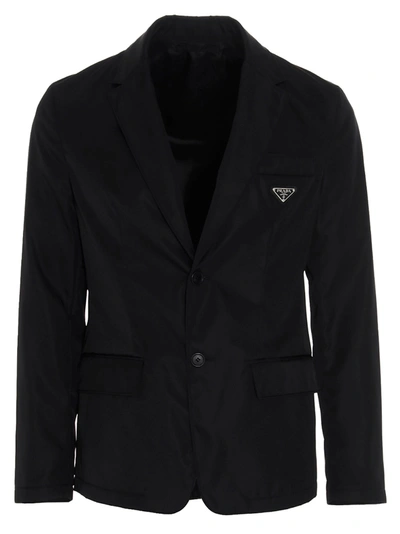 Shop Prada Blazer In Black