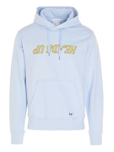 Shop Helmut Lang Heads Up Capsule Saintwoods Sweater In Azzurro