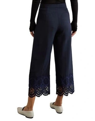 Shop Lela Rose Woman Pants Midnight Blue Size 4 Polyester, Elastane
