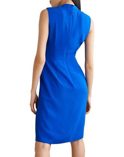 Shop Adam Lippes Woman Midi Dress Bright Blue Size 8 Acetate, Viscose