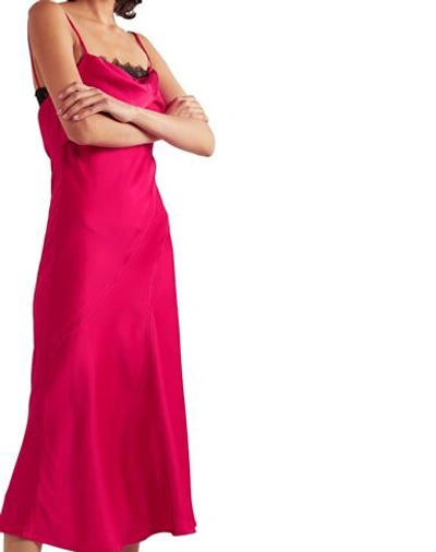 Shop Jason Wu Collection Woman Midi Dress Garnet Size 6 Acetate, Viscose, Nylon, Polyester In Red