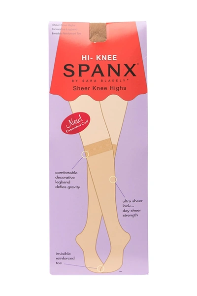 Spanx Sheer Hi-Knee Socks - Two Pack! S3 One Size