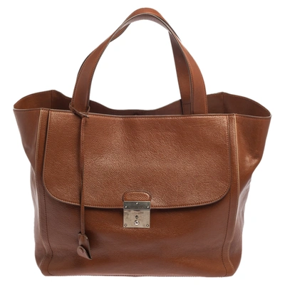 Pre-owned Marc Jacobs Brown Leather Front Pocket Tote