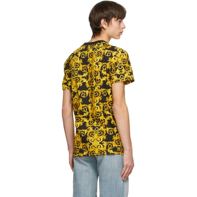 VERSACE JEANS COUTURE 黑色 BAROQUE T 恤