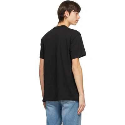 Shop Versace Jeans Couture Black Etichetta T-shirt In Ek42 Blkgld