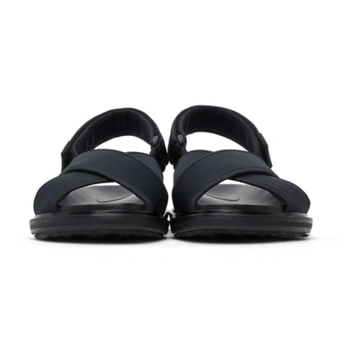 Shop Marni Black Fussbett Sandals In Z1o19 Black