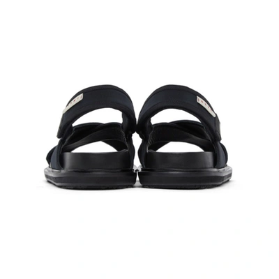Shop Marni Black Fussbett Sandals In Z1o19 Black