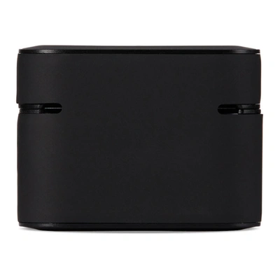 Shop Dolce & Gabbana Black Logo Airpods Pro Case In 89690 Nero