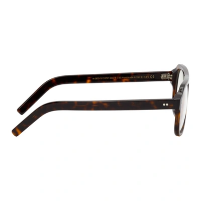 Shop Cutler And Gross Black Tortoiseshell 0822v3 Glasses In Camo